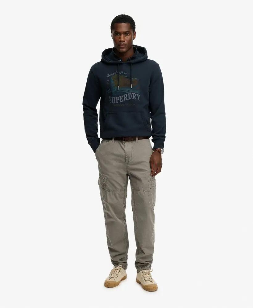 superdry Hoodie Outdoors Mountain corte Relaxed – ECLIPSE NAVY 3/7