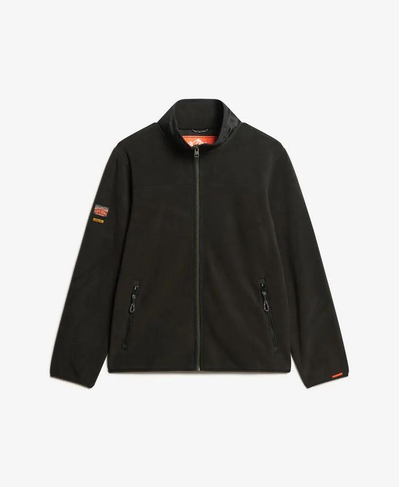 superdry Veste polaire Active Full Zip en polyester recyclé – Black 7/7