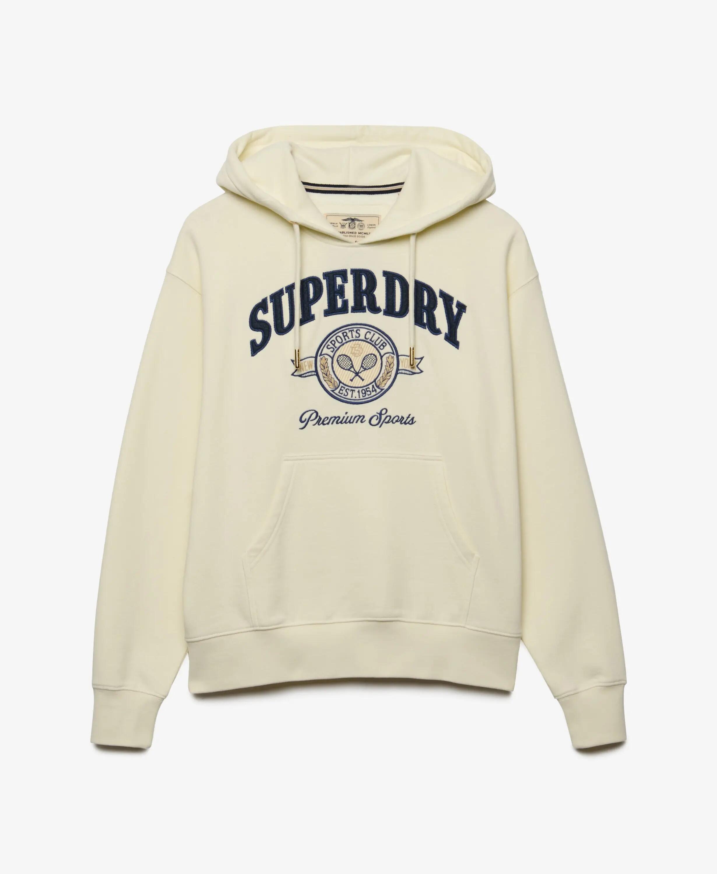 superdry Country Crest Hoodie – felpa con logo ricamato in stile heritage – 7/7
