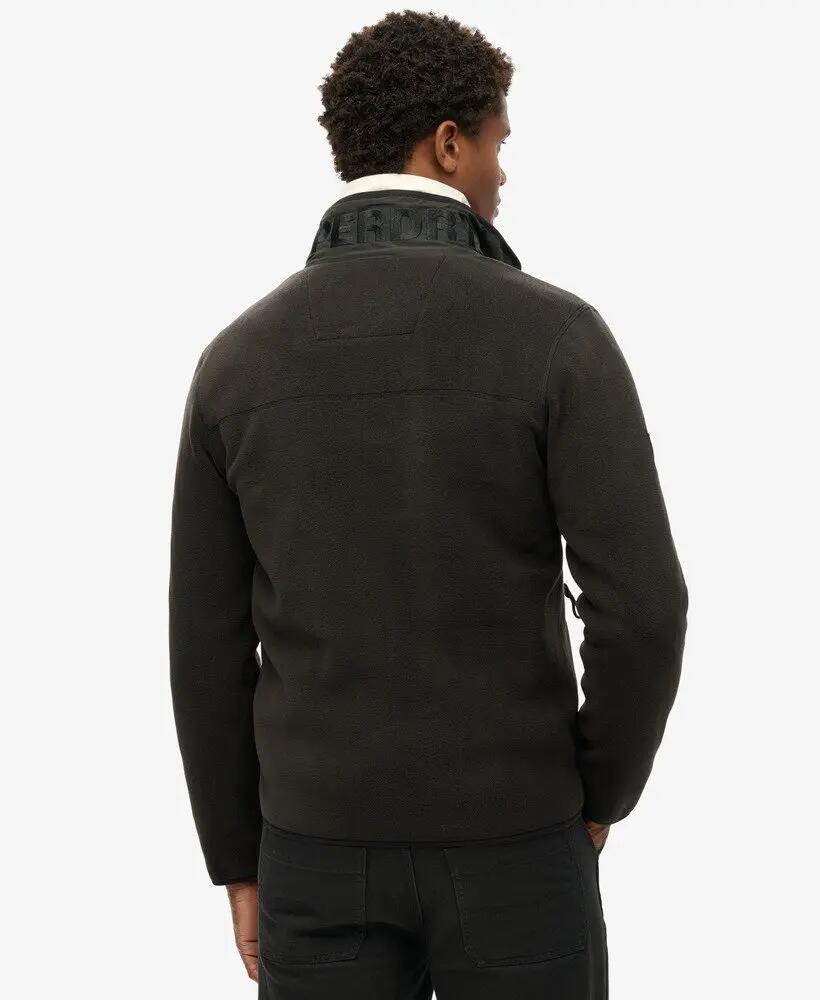 superdry Veste polaire Active Full Zip en polyester recyclé – Black 4/7