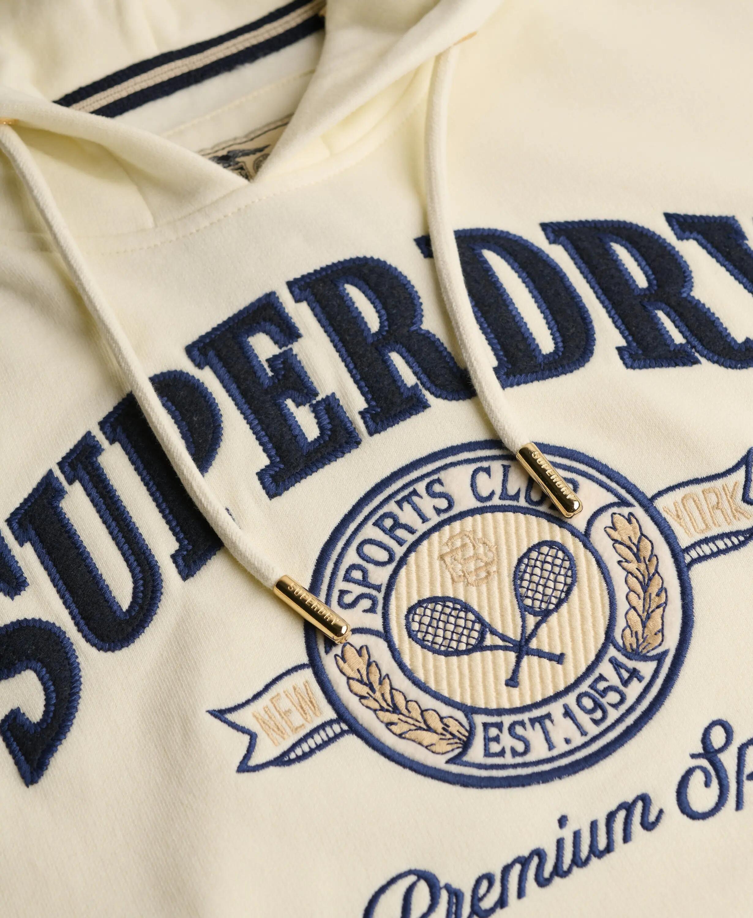 superdry Country Crest Hoodie – felpa con logo ricamato in stile heritage – 6/7