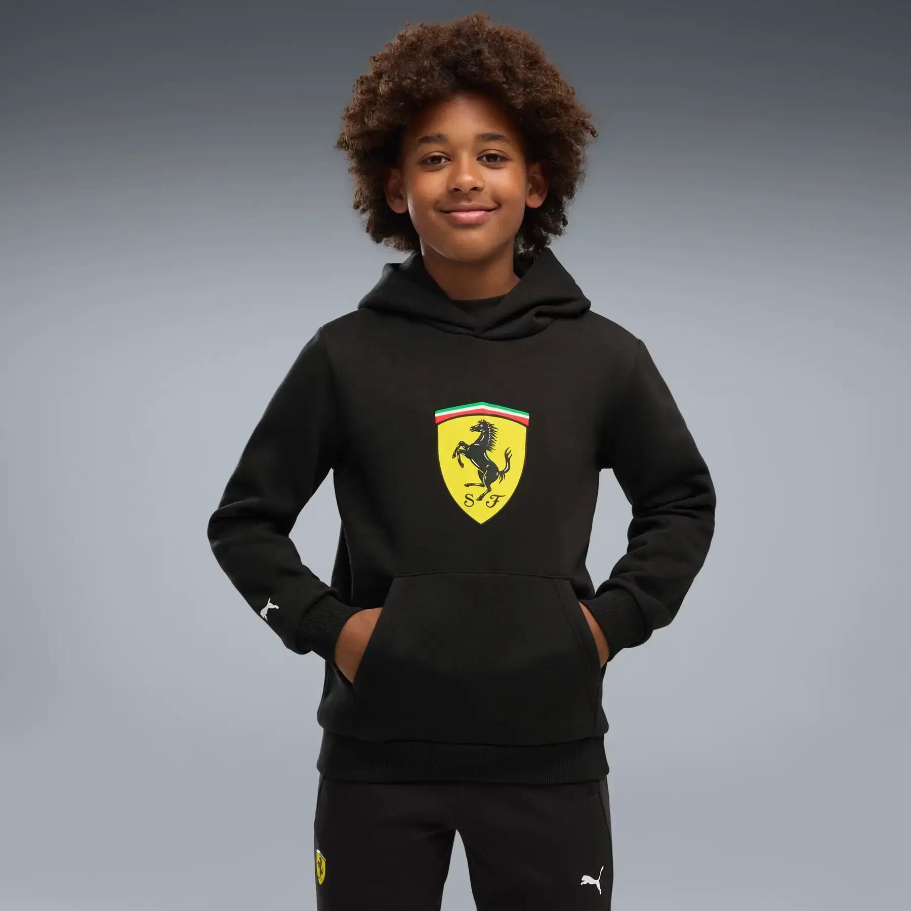 Bluza z kapturem dla dzieci Puma Ferrari Big Shield 3/5