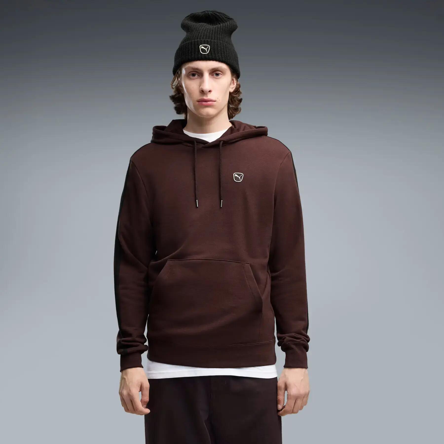 Gebreide hoodie met geborduurd badge Puma 3/5