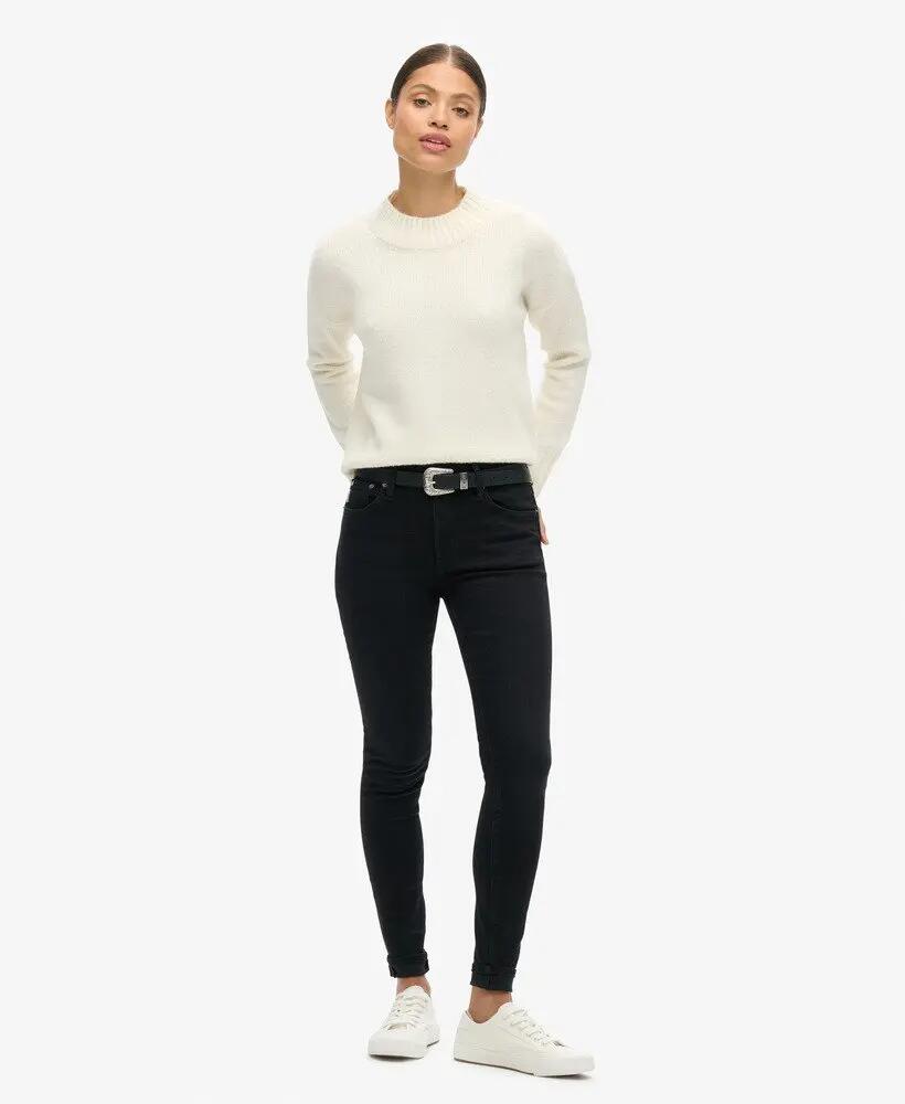 superdry Jersey Essential de cuello alto para mujer en mezcla de fibras – 2/7