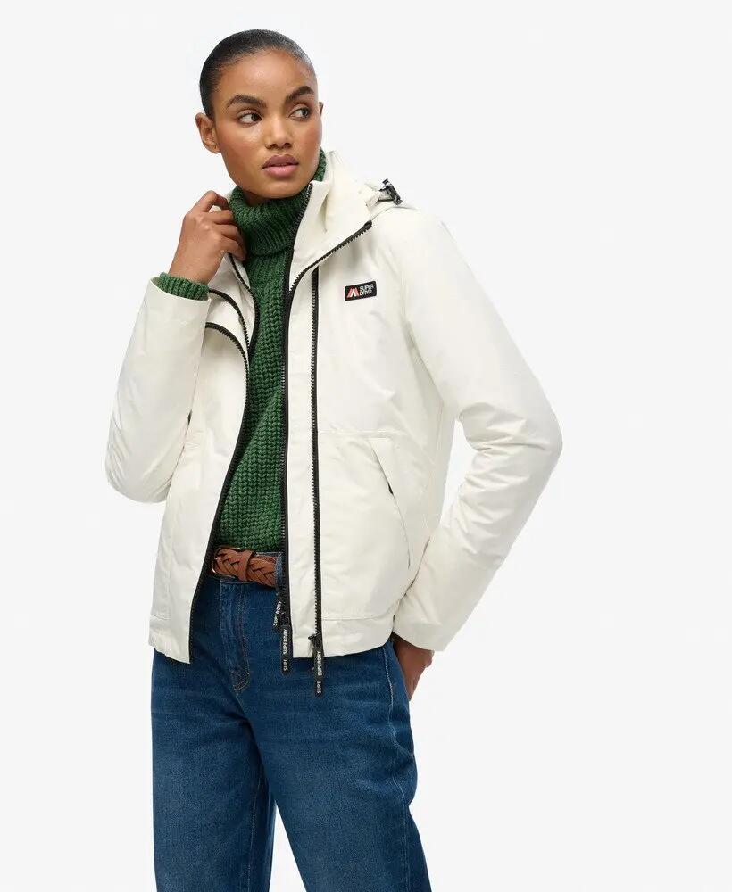 superdry Cazadora Windbreaker Mountain con capucha en poliéster reciclado – OFF 2/6