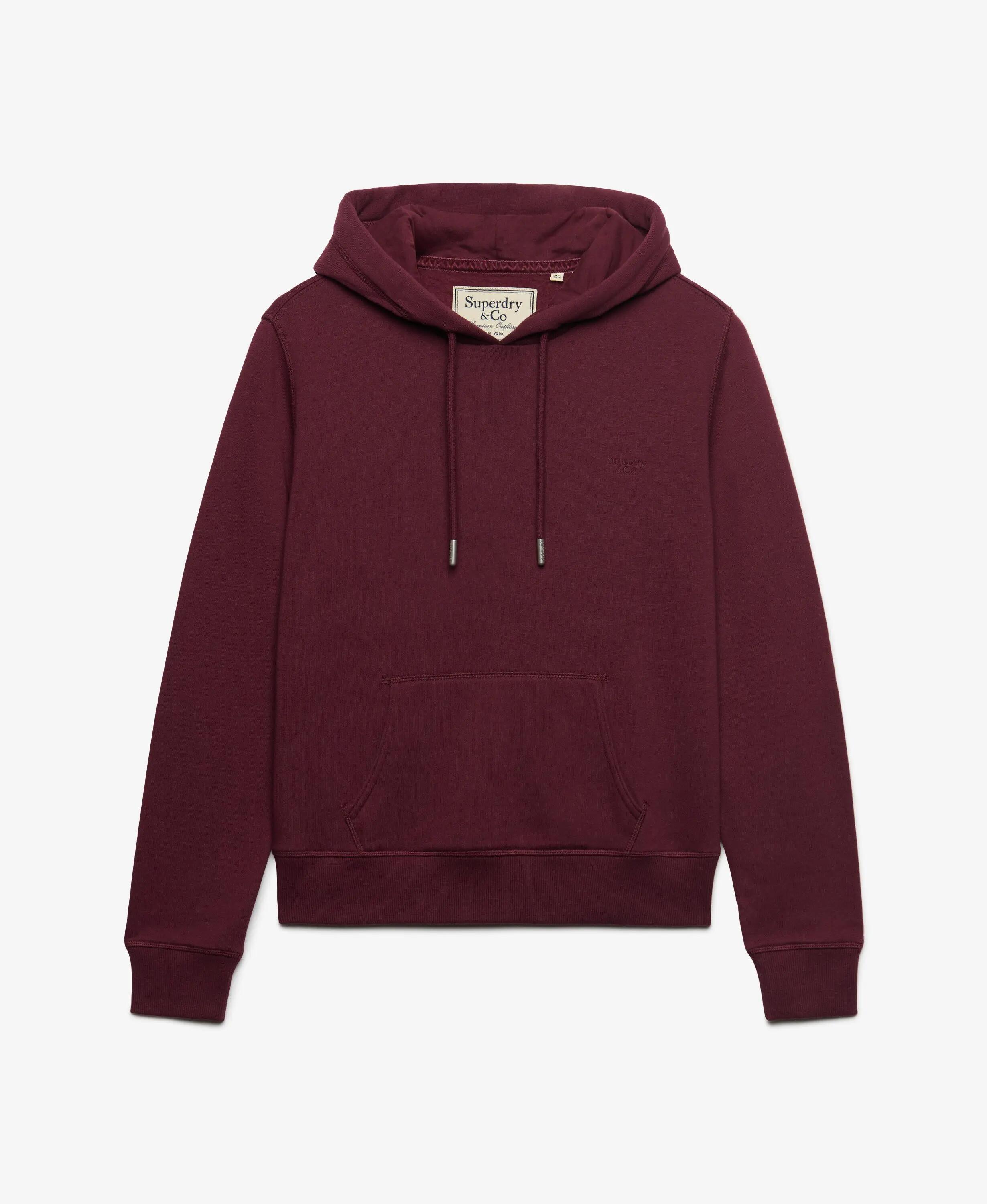 superdry felpa con cappuccio Signature ricamata in cotone e poliestere 7/7