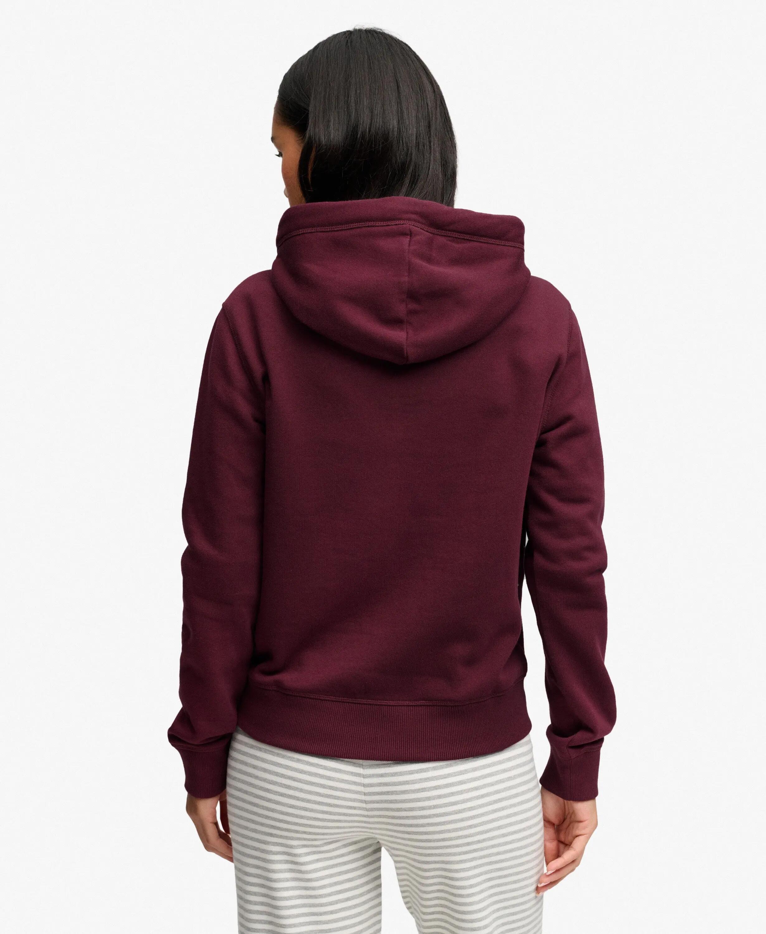 superdry felpa con cappuccio Signature ricamata in cotone e poliestere 5/7