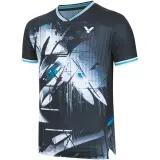 T-shirt T-60006 JC van 87% polyester 13% elastaan – 1001C Black (C) 3/3