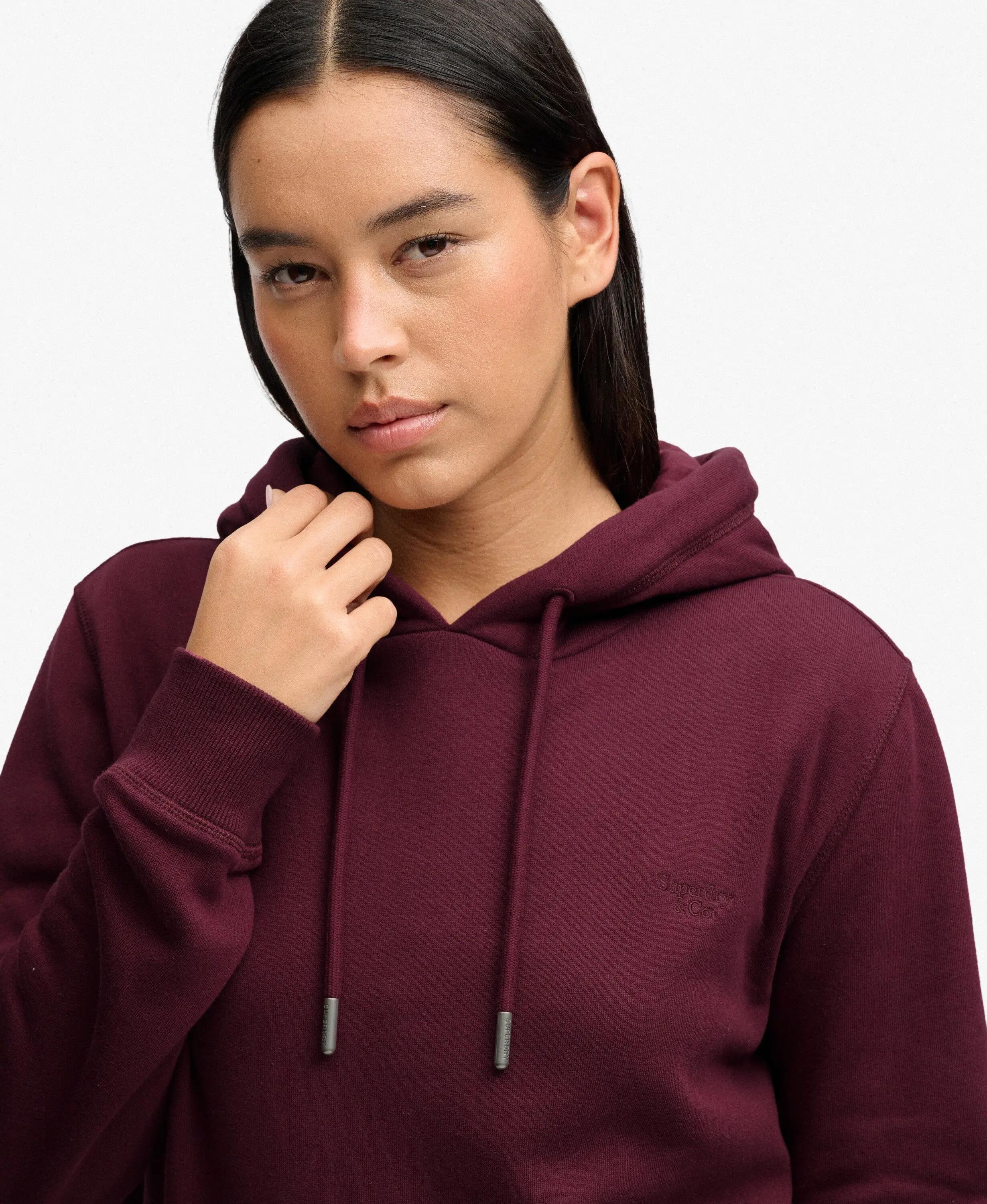 superdry felpa con cappuccio Signature ricamata in cotone e poliestere 2/7