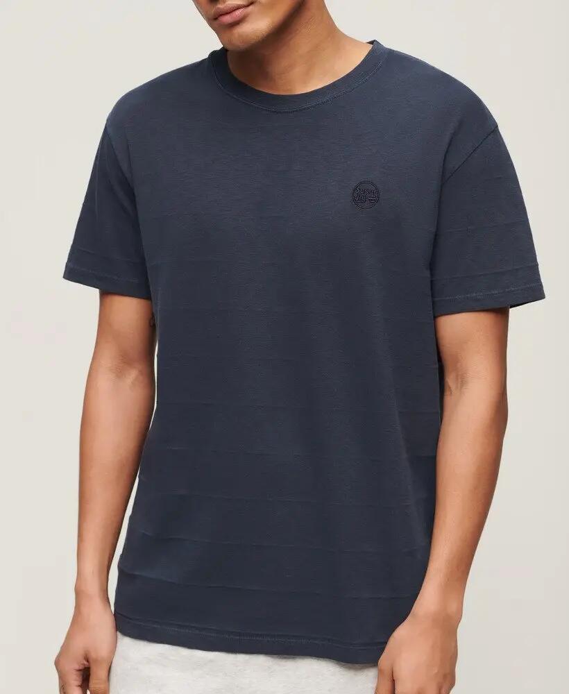 superdry T-shirt en coton biologique texture vintage – ECLIPSE NAVY 7/7