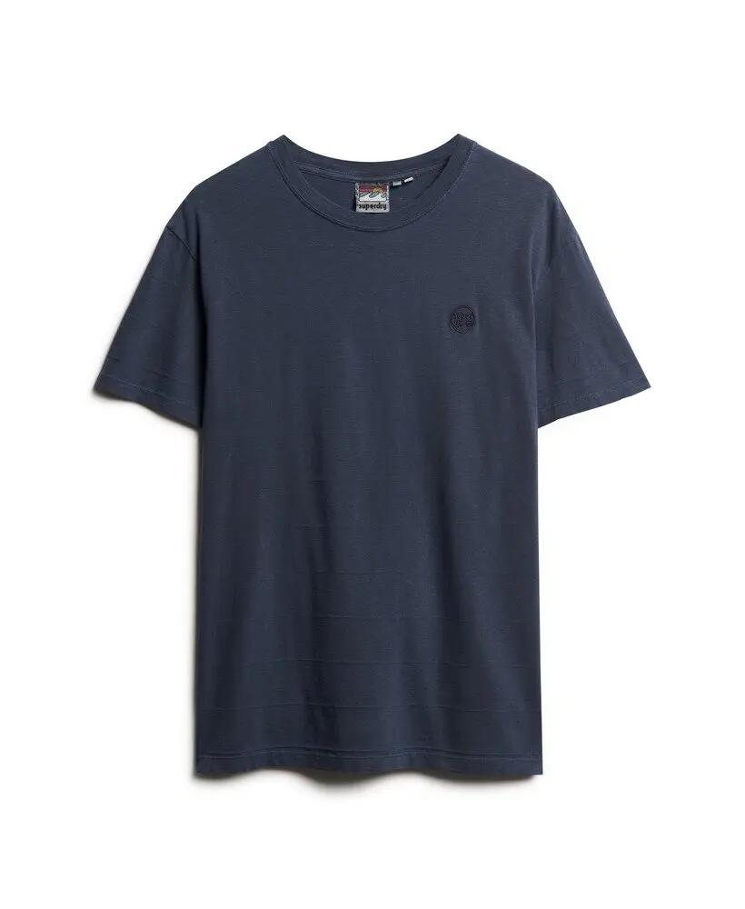 superdry T-shirt en coton biologique texture vintage – ECLIPSE NAVY 6/7