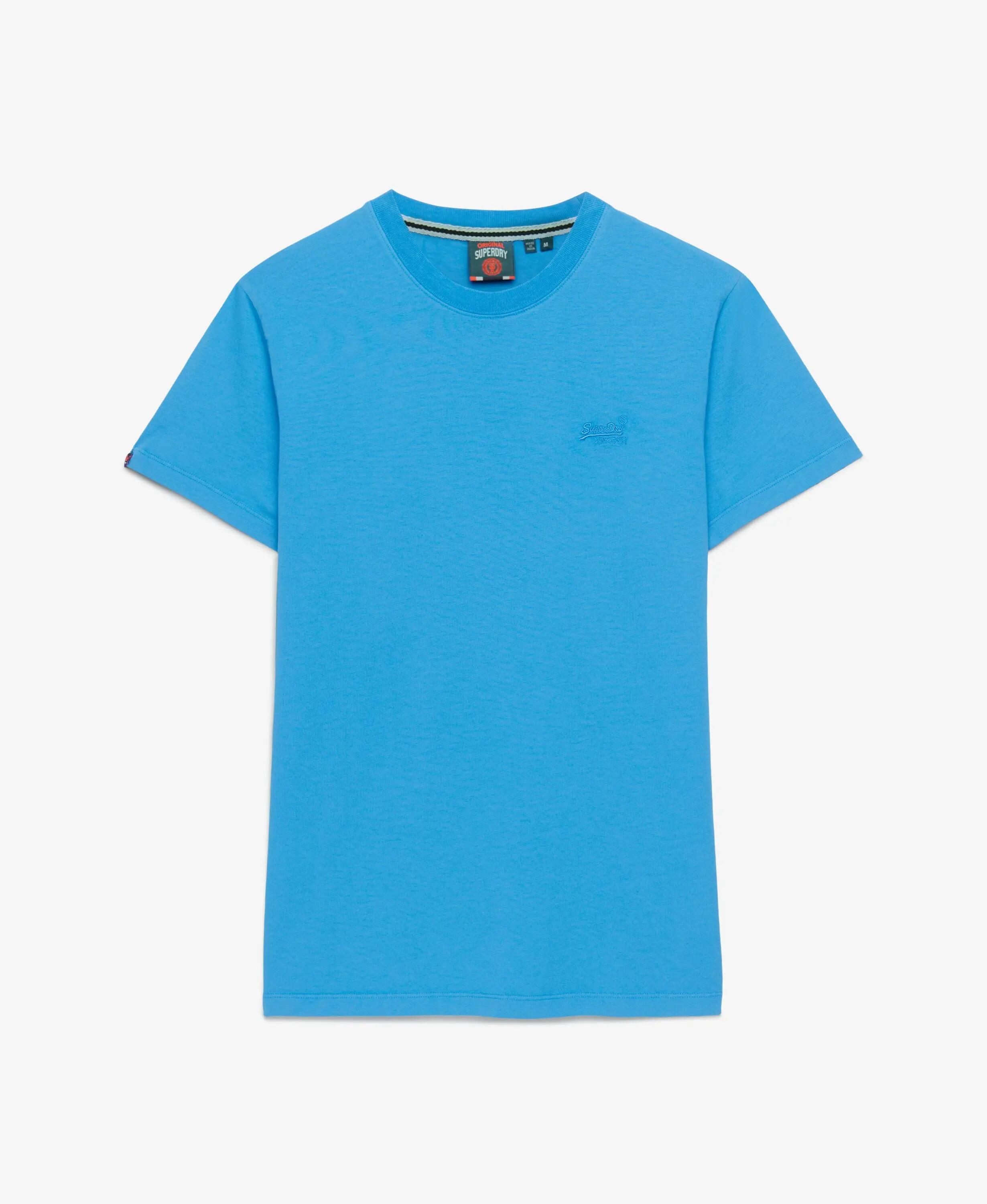 superdry T-shirt homem Essential Logo bordado néon em algodão orgânico – Atomic 6/6