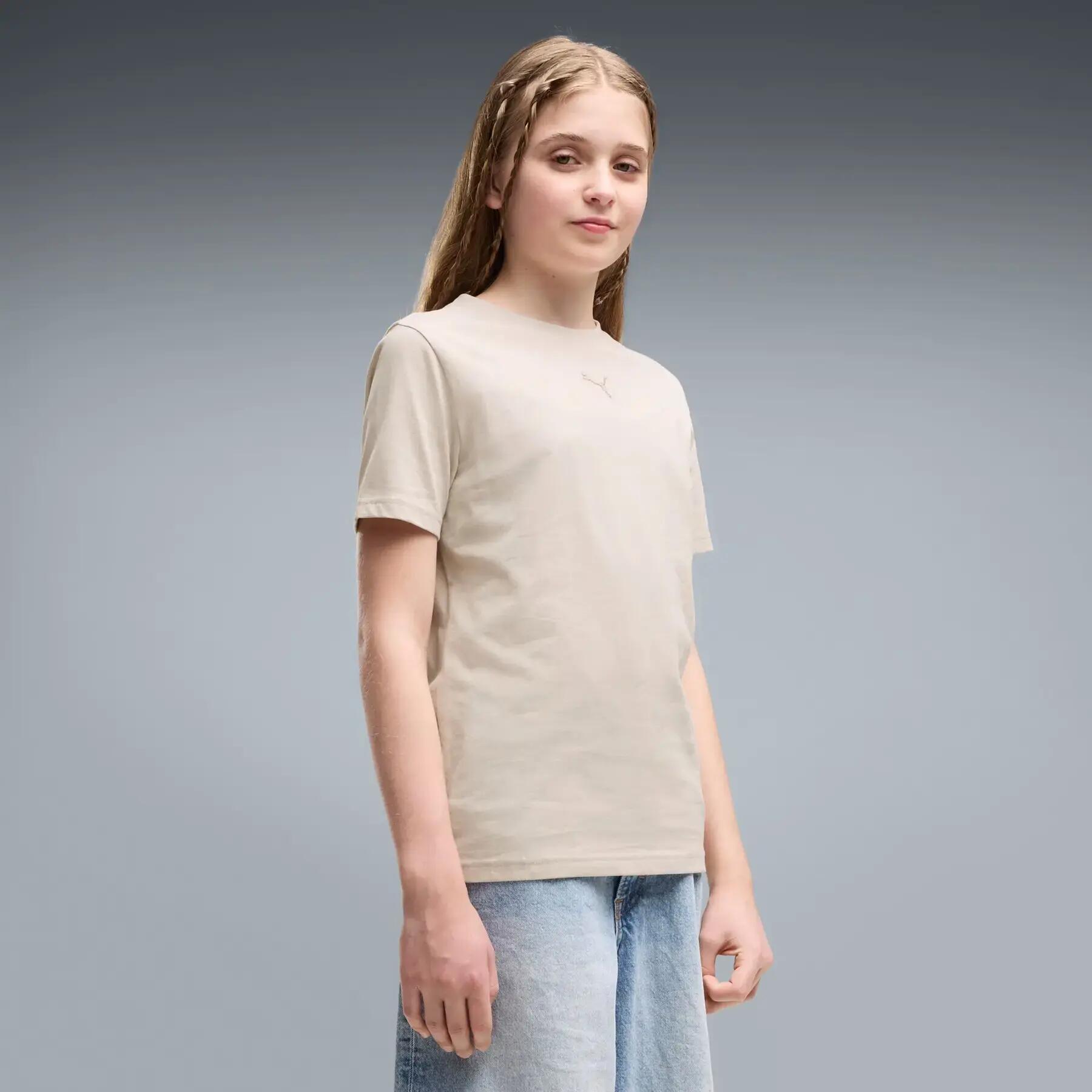 T-shirt fille Puma Ess Centered Cat Logo 3/5