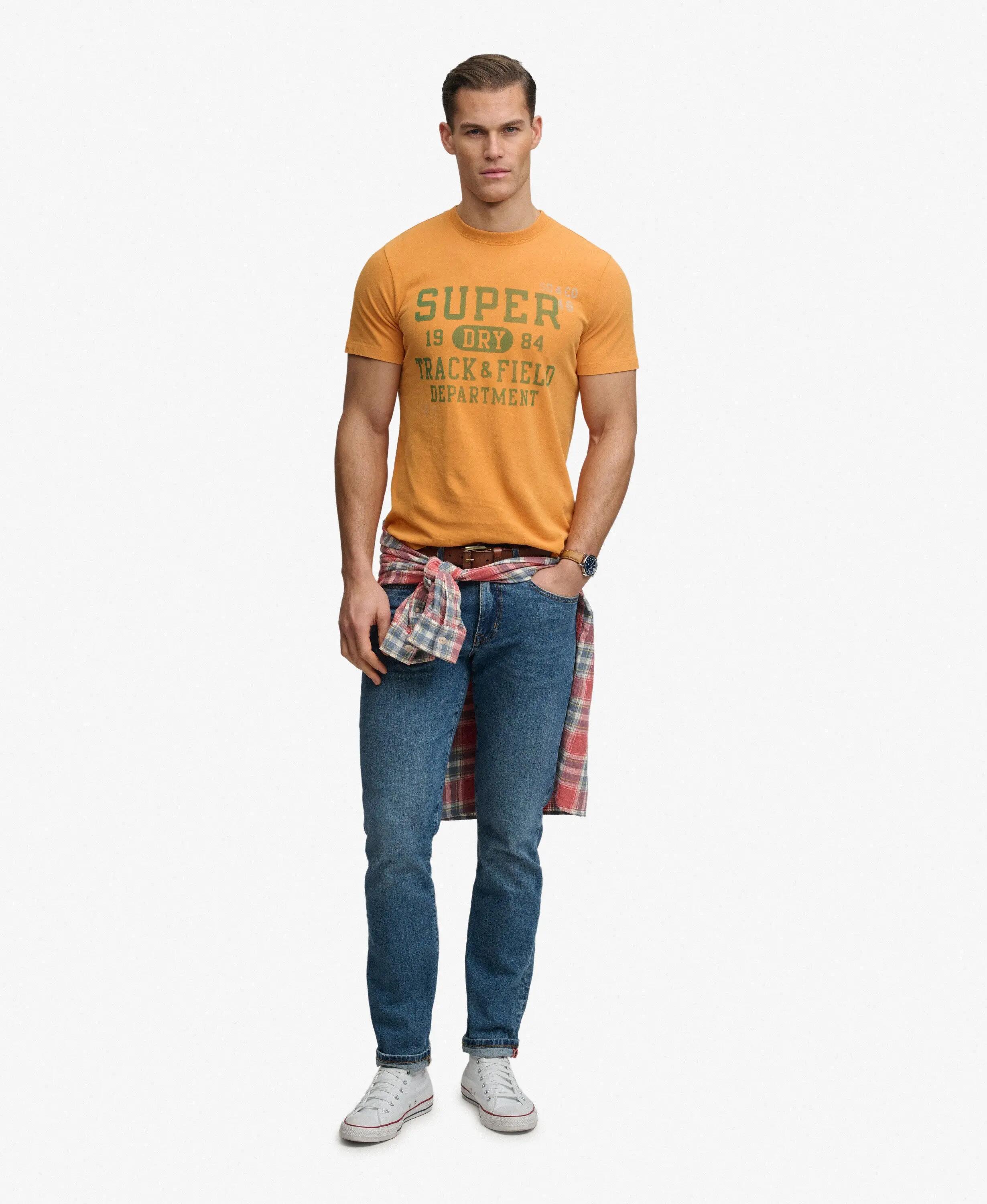 superdry Vintage Prep Relaxed T-Shirt 100% algodão, corte relaxed – Bright 3/6
