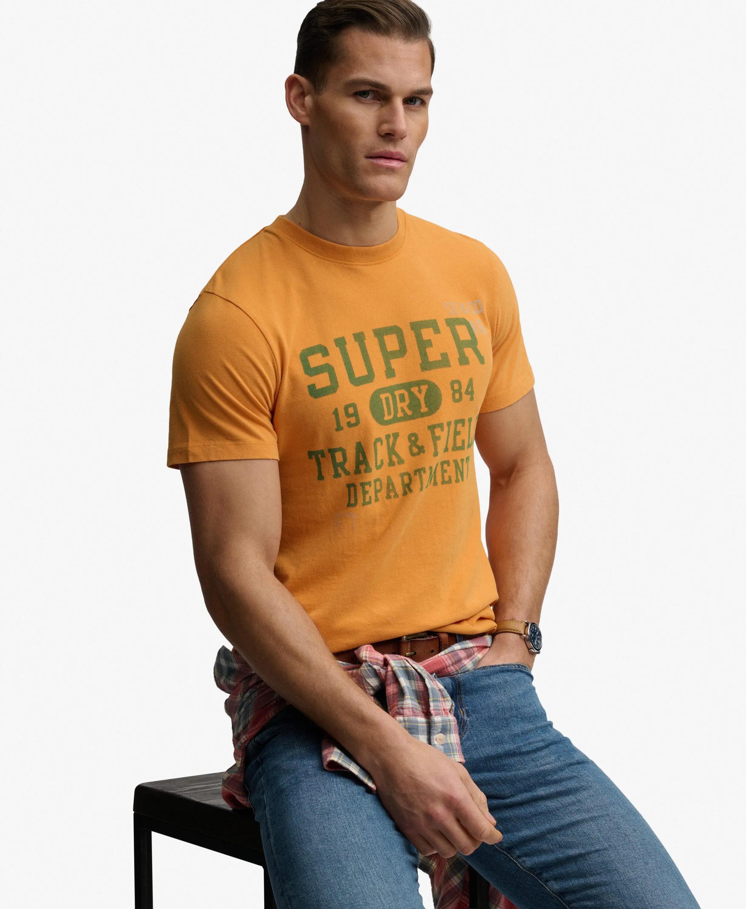 superdry Vintage Prep Relaxed T-Shirt 100% algodão, corte relaxed – Bright 2/6