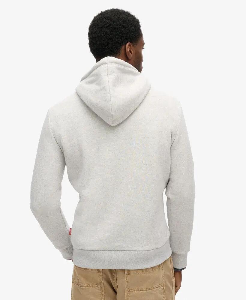 superdry Felpa con cappuccio Duo Vintage Logo in cotone e poliestere riciclato 4/6