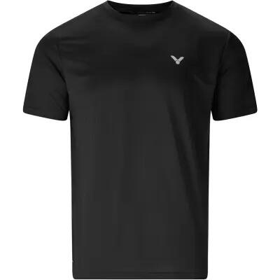 victor T-shirt Vernon manches courtes en polyester – 1001 Black