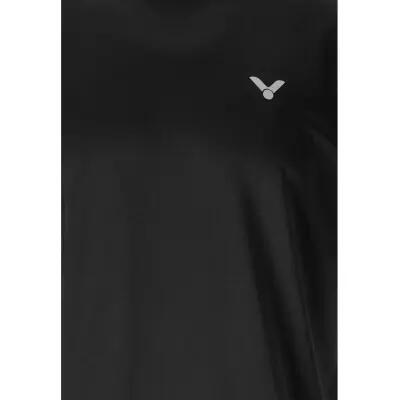 victor Vernon heren T-shirt van ademend polyester – 1001 Black 3/4