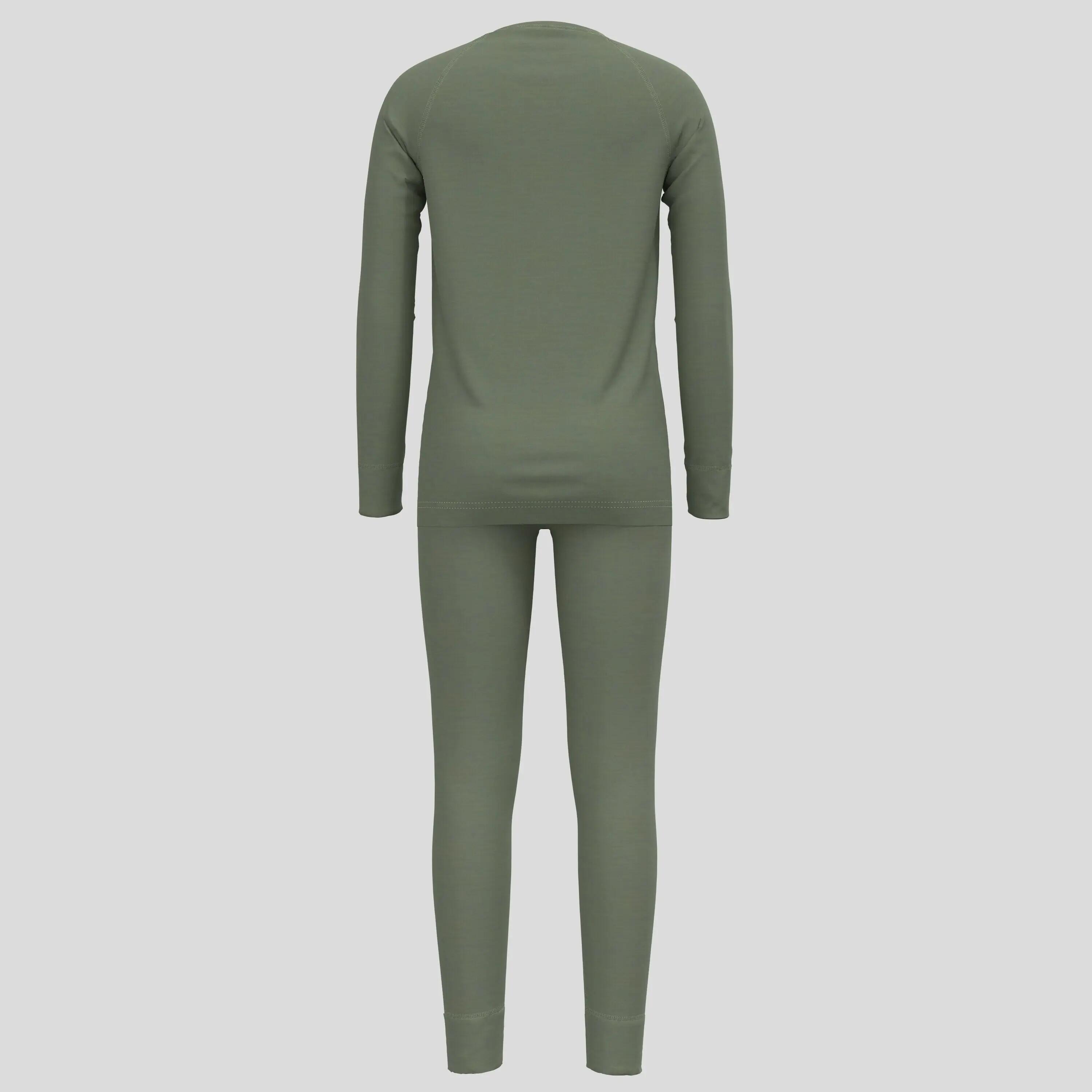 Natural Merino 200 basislaagset met shirt en tight voor kinderen ODLO 2/2
