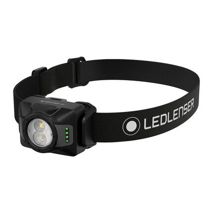 Lampe frontale LED, 450 lm, Portée 110m, IP67, Piles AAA, Vert, HF4