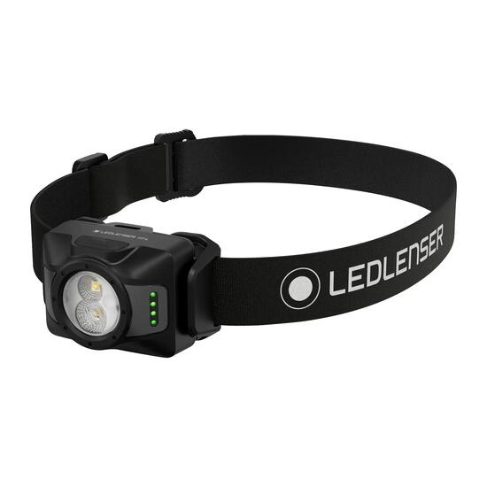 Lampe frontale LED, 450 lm, Portée 110m, IP67, Piles AAA, Noir, HF4