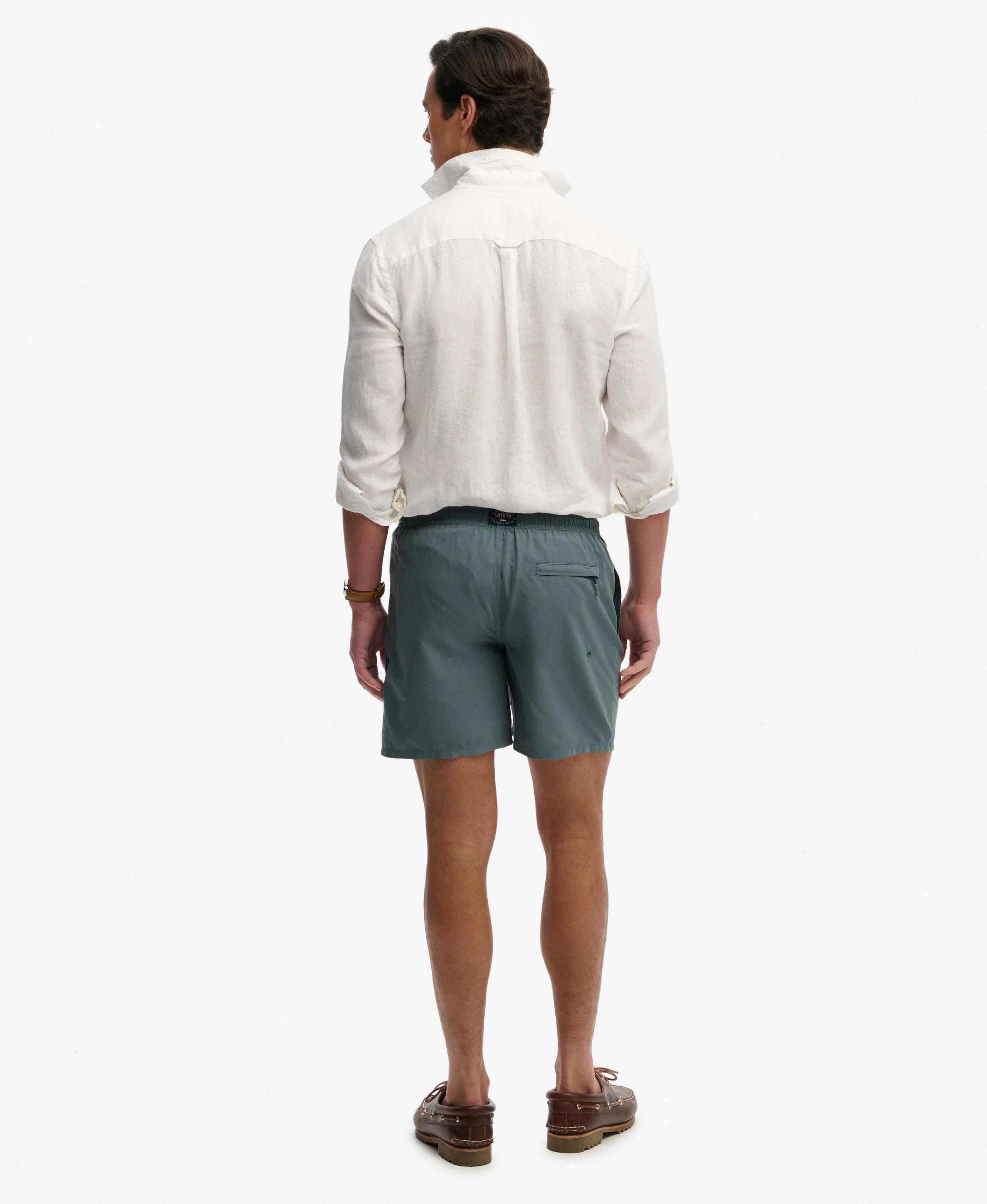 superdry Calções de banho estampados 16 polegadas — Corte relaxed, poliéster 7/7