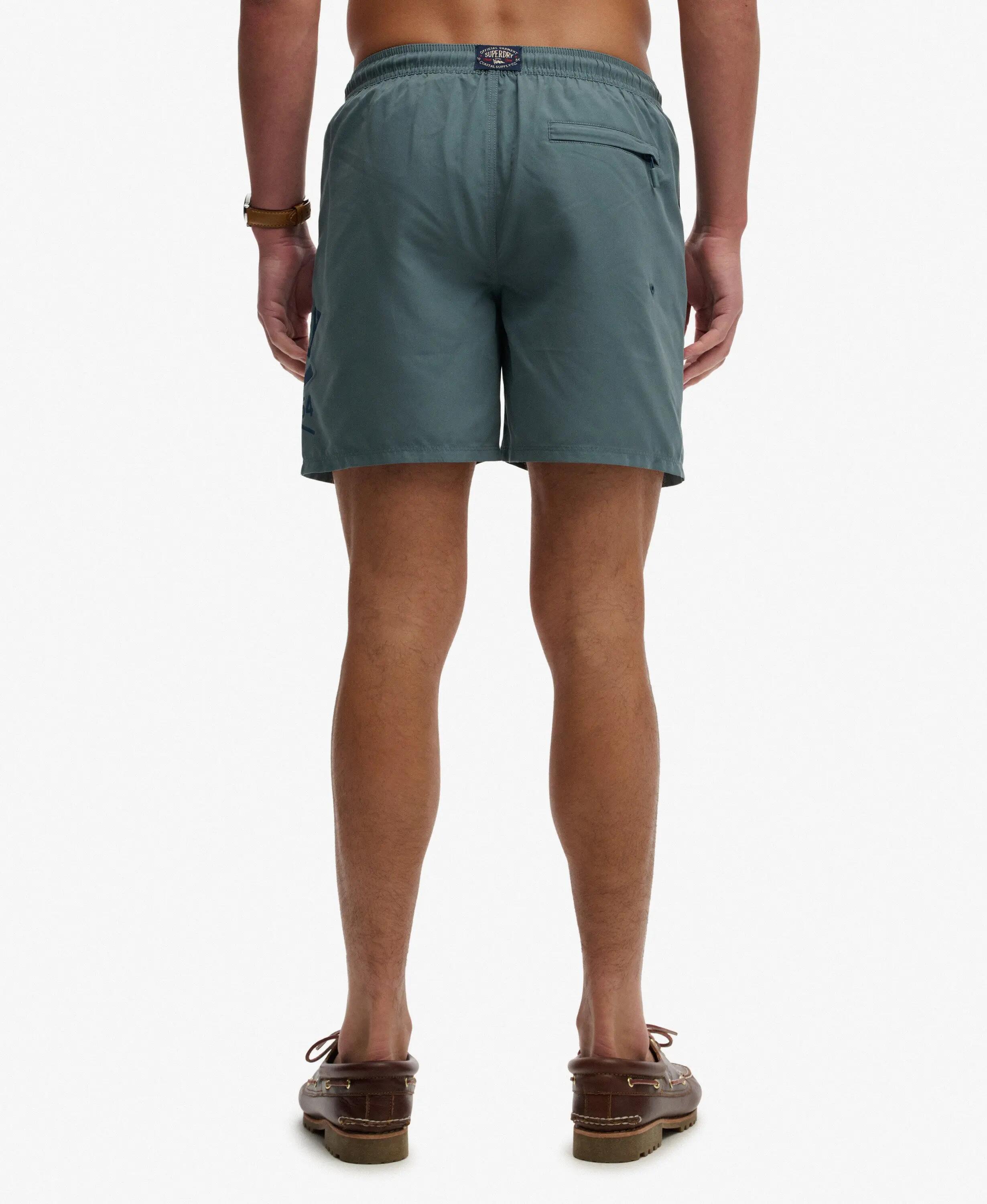 superdry Calções de banho estampados 16 polegadas — Corte relaxed, poliéster 4/7