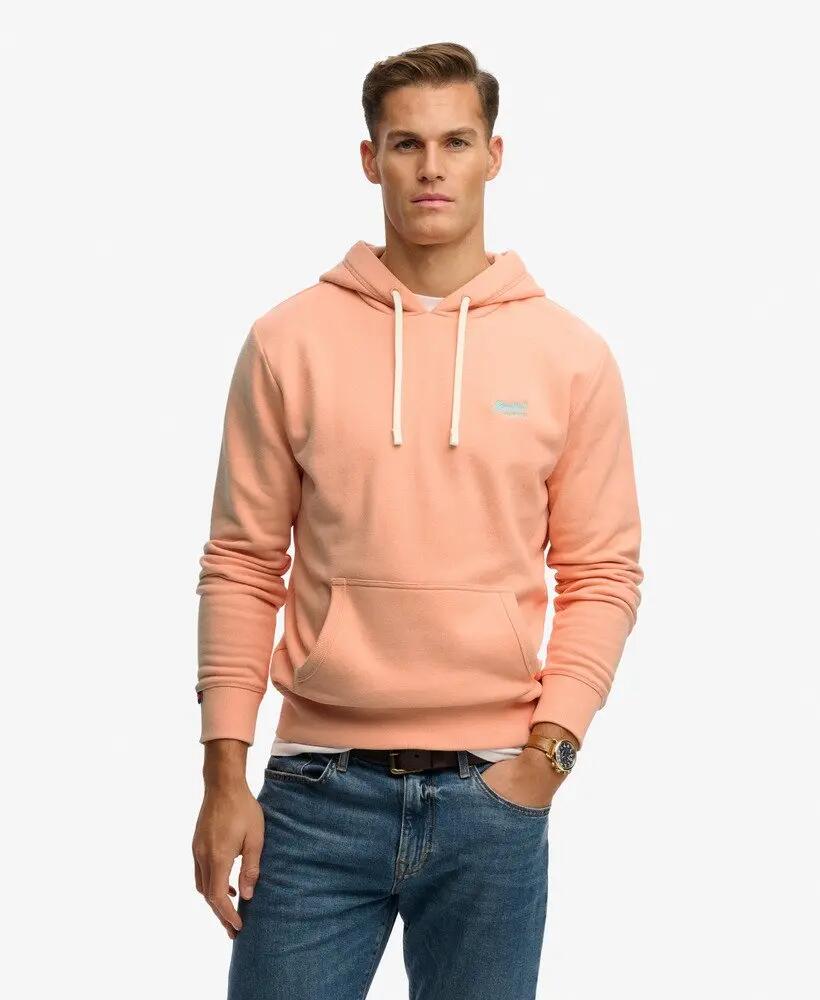 superdry Sweat à capuche Essential Logo Classic confort ample – CORAL REEF 2/7