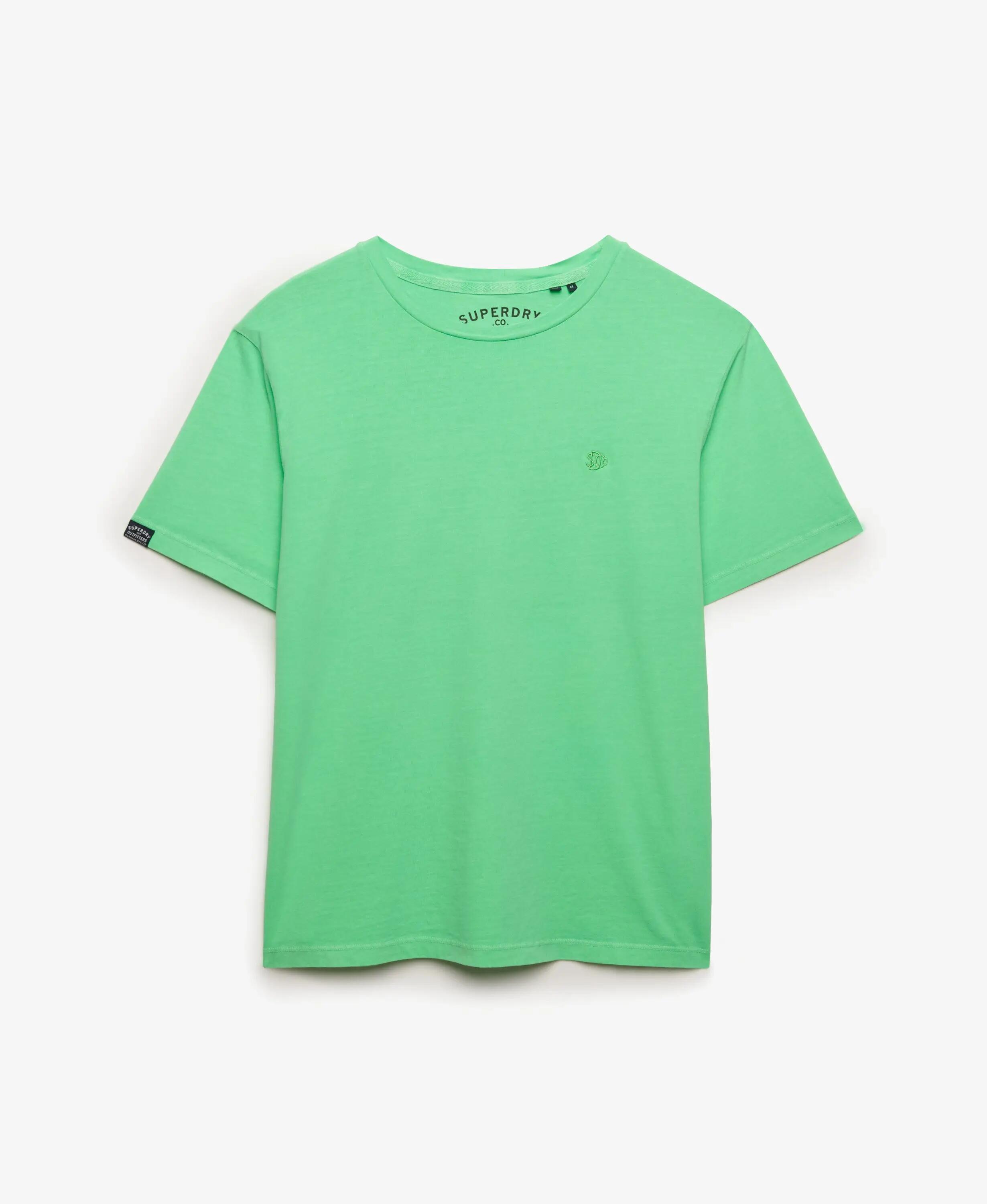 Superdry T-shirt Classic Essential Neon en coton bio – ACID GREEN 7/7
