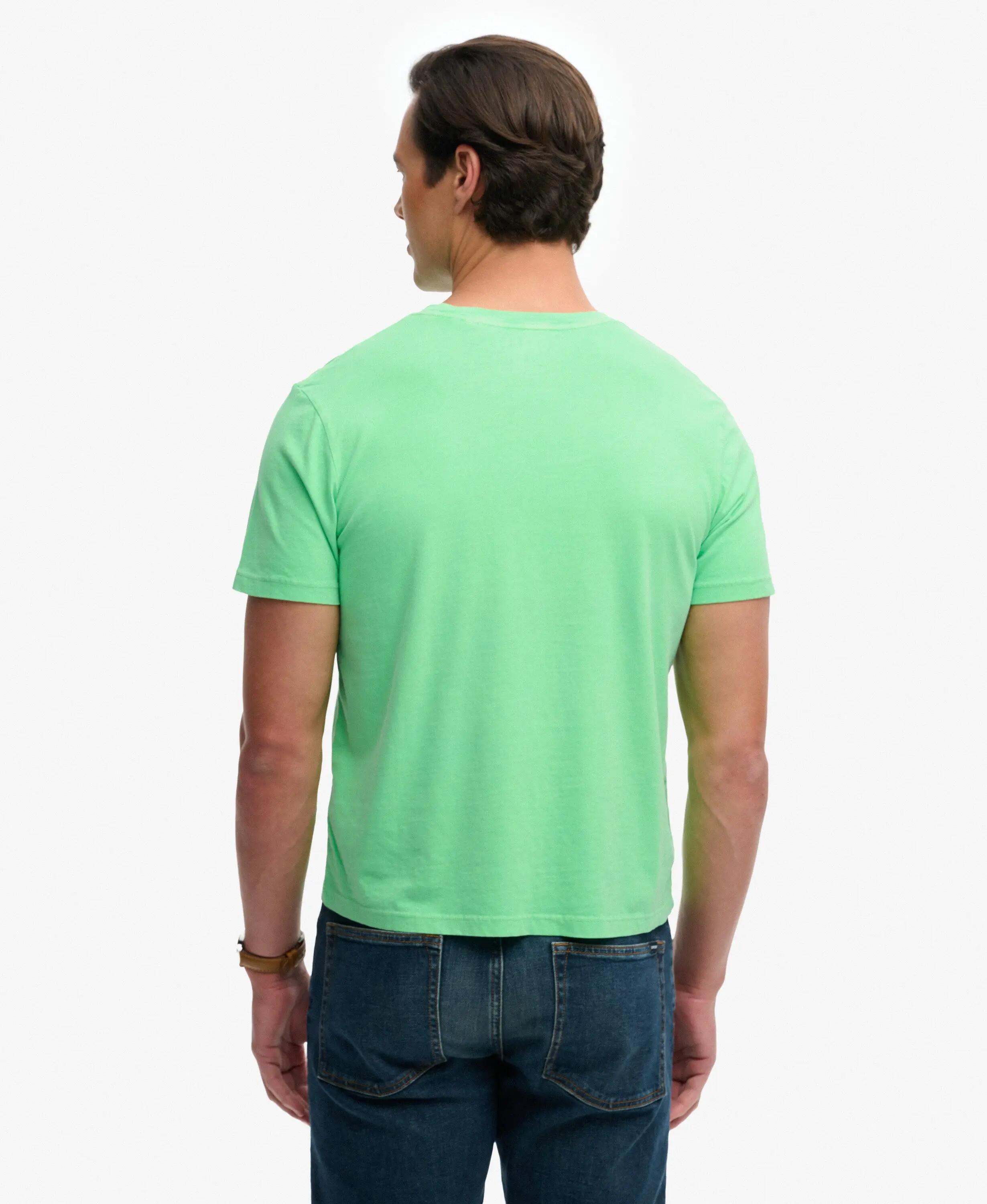 Superdry T-shirt Classic Essential Neon en coton bio – ACID GREEN 5/7