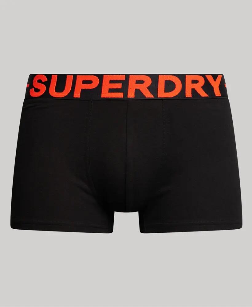 superdry Organic Cotton Trunk 3er-Pack – BLACK/ORANGE 4/7