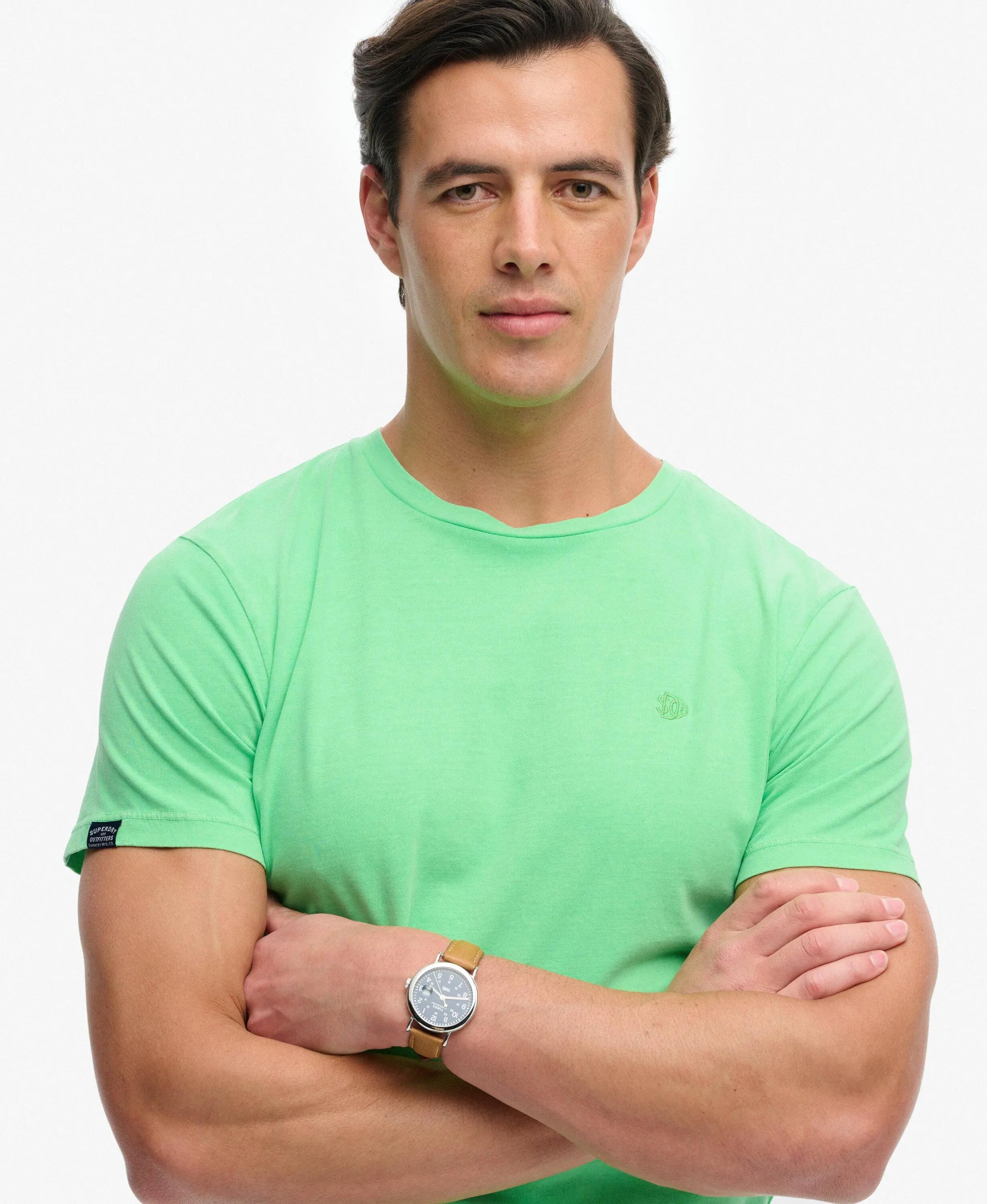 Superdry T-shirt Classic Essential Neon en coton bio – ACID GREEN 4/7