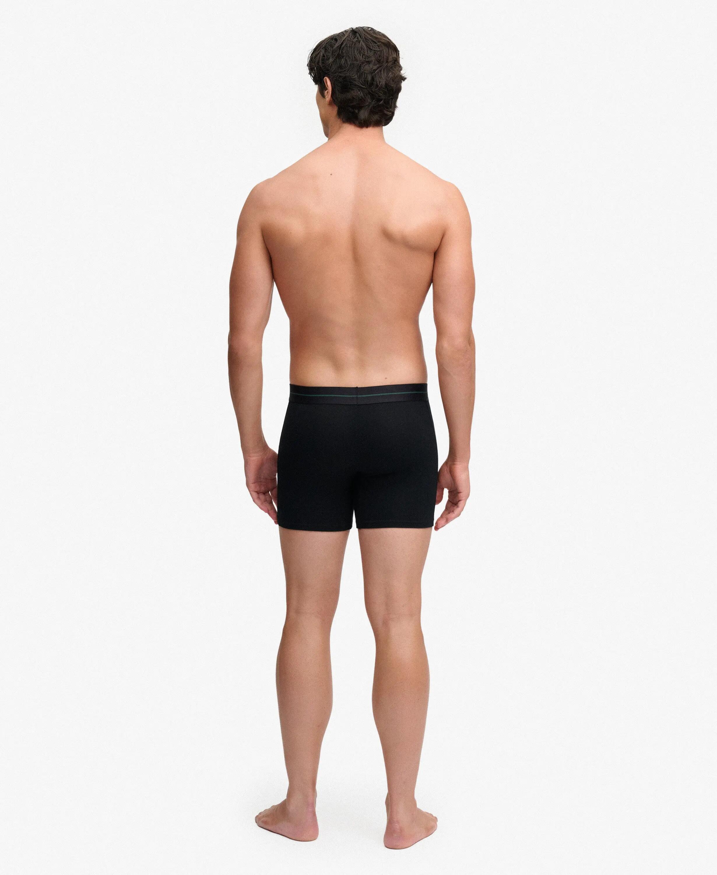 Superdry Boxer 3 pièces coupe trunk 14 cm – Black/Navy/Enamel Green 4/7
