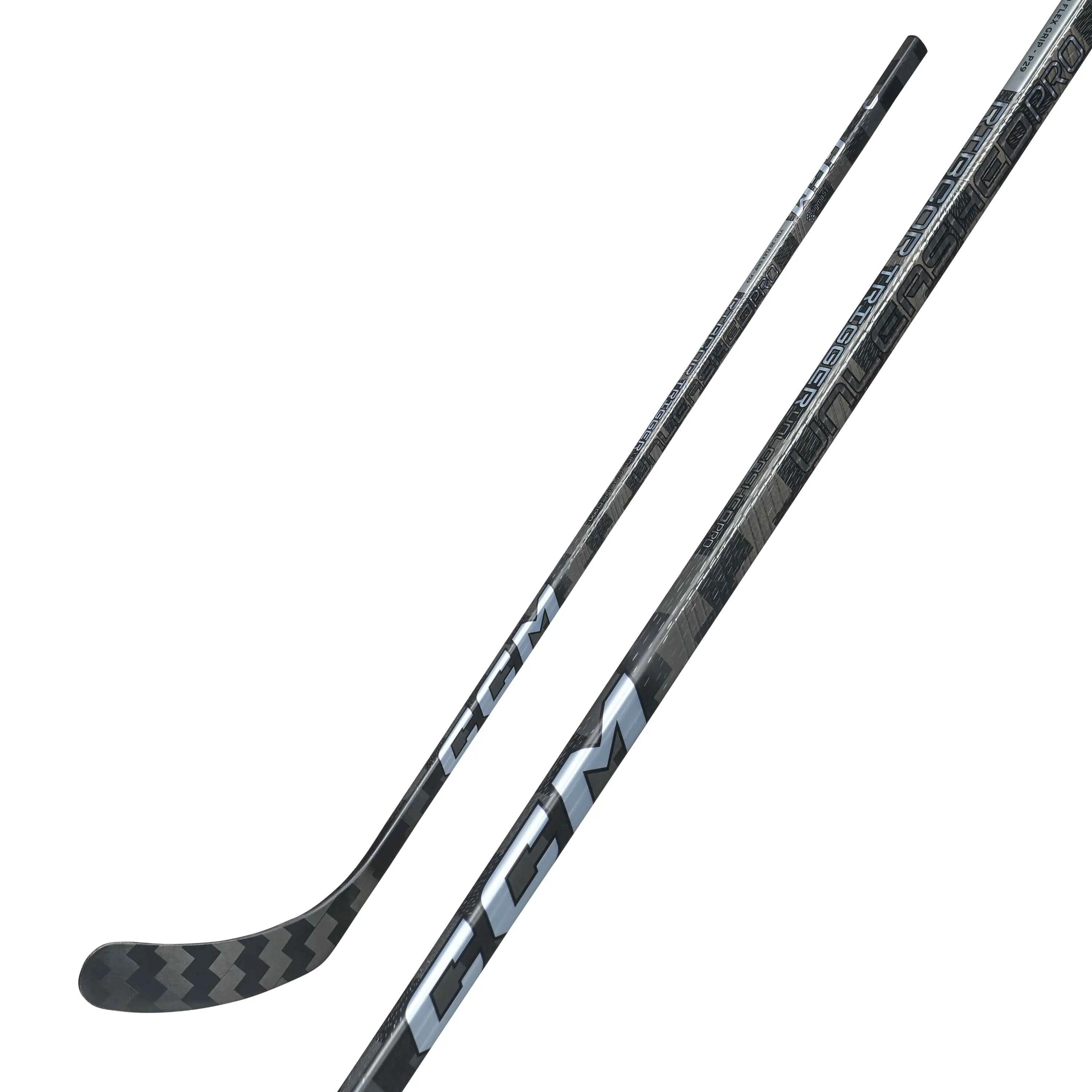 CCM Hstrunlpbc Senior CCM RIB Stick 75 + L Negro adulto – P28+ L 6/8