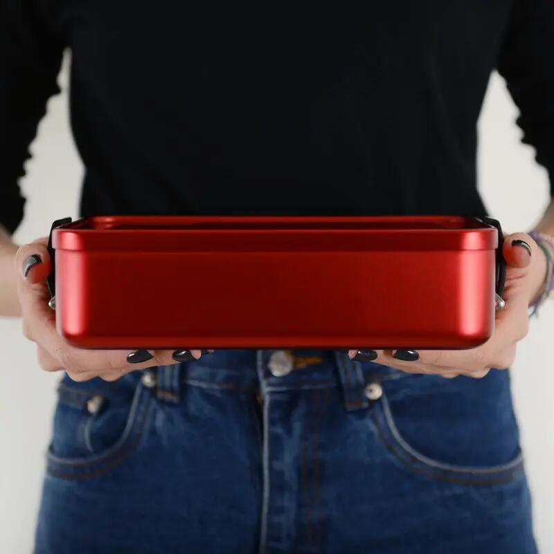 Boîte alimentaire Sigg Metal Box Plus L Red 3/8