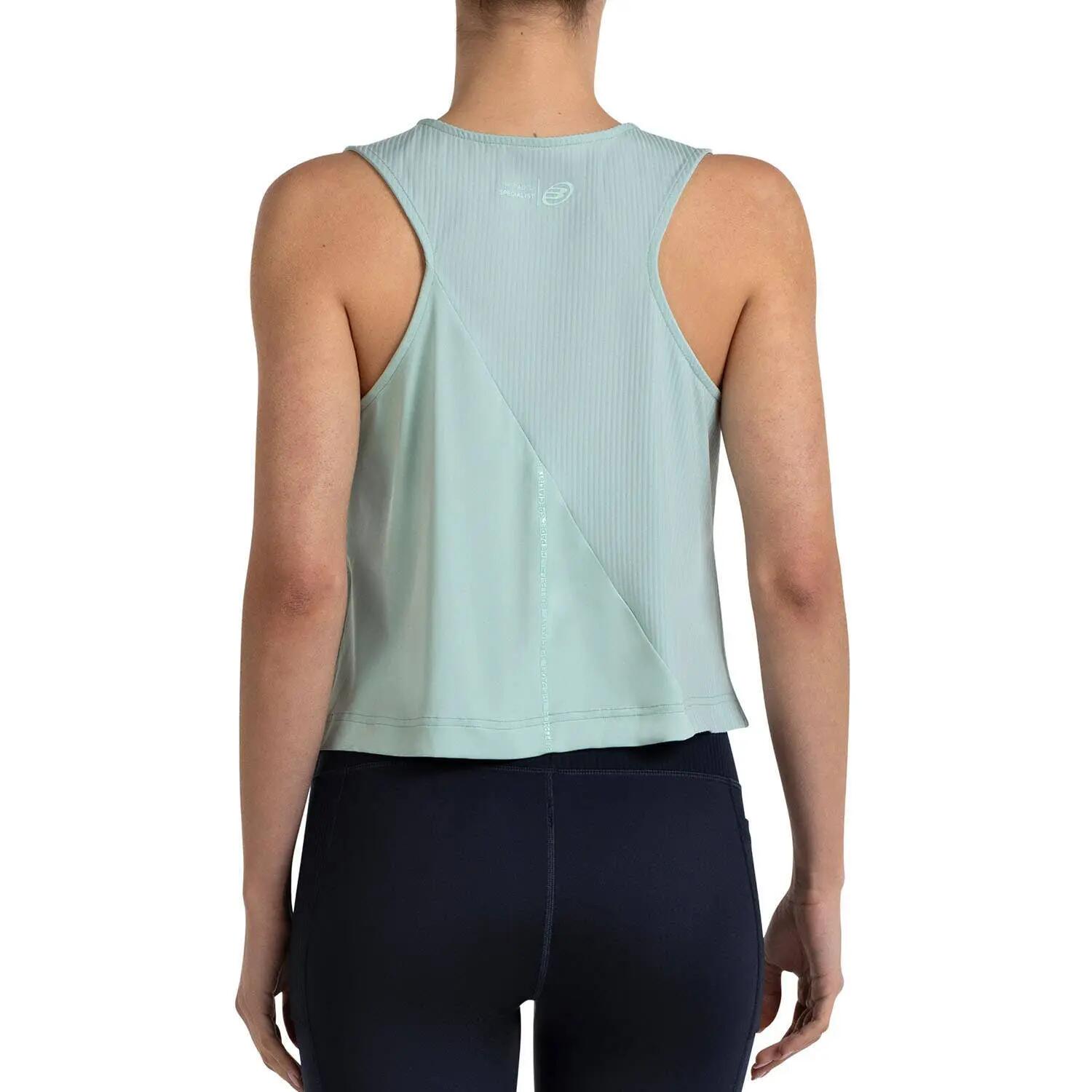 CAMISETA BULLPADEL PATINE 812 JADE MUJER XS 4/4