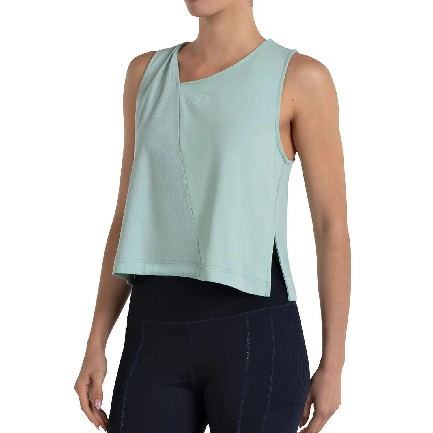 CAMISETA BULLPADEL PATINE 812 JADE MUJER XS 2/4