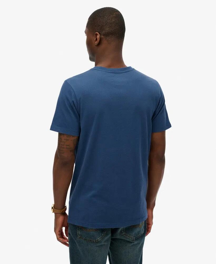 superdry Classic Essential T-Shirt aus Bio-Baumwolle, relaxed Fit – Skate 4/6