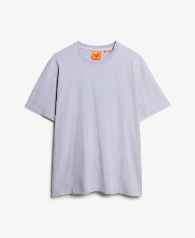 superdry T-shirt Core Logo City coupe loose en coton bio – City Purple 6/7