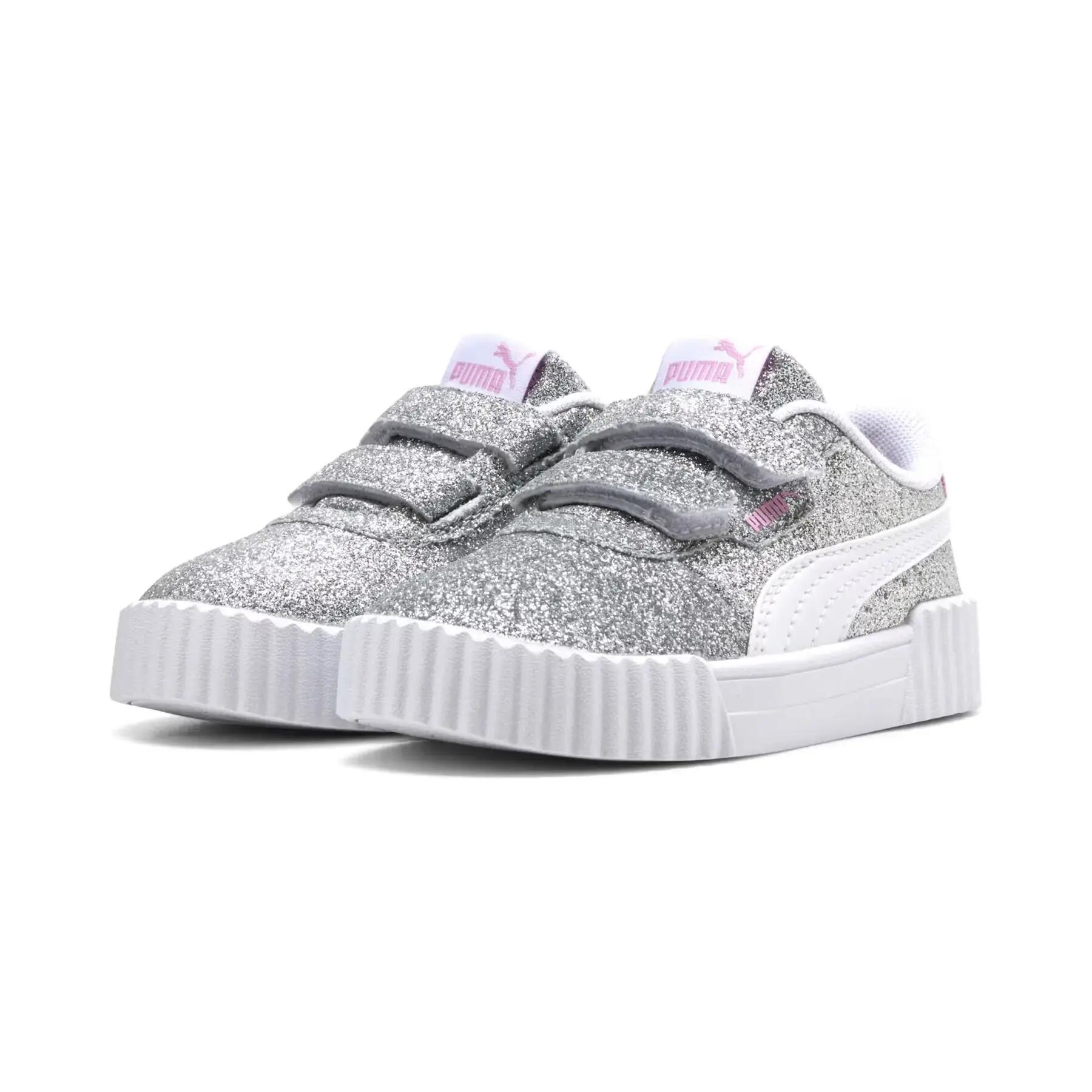 Estetyczne sneakersy dla dziewczynki niemowlaka Puma 3/6