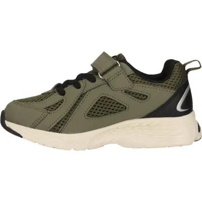 zigzag Kinder schoen Elda van mesh en PU – 3232 Loden Green 5/7