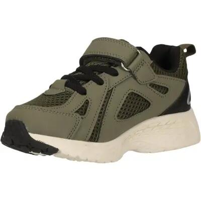 zigzag Kinder schoen Elda van mesh en PU – 3232 Loden Green 4/7