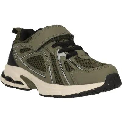 zigzag Kinder schoen Elda van mesh en PU – 3232 Loden Green 2/7