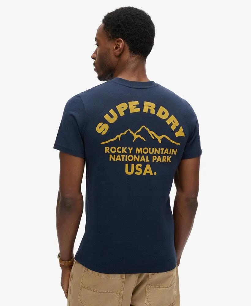 superdry T-shirt Lo-fi Outdoor Graphic en coton recyclé et polyester recyclé – 4/7