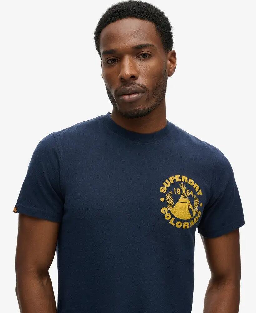 superdry T-shirt Lo-fi Outdoor Graphic en coton recyclé et polyester recyclé – 3/7
