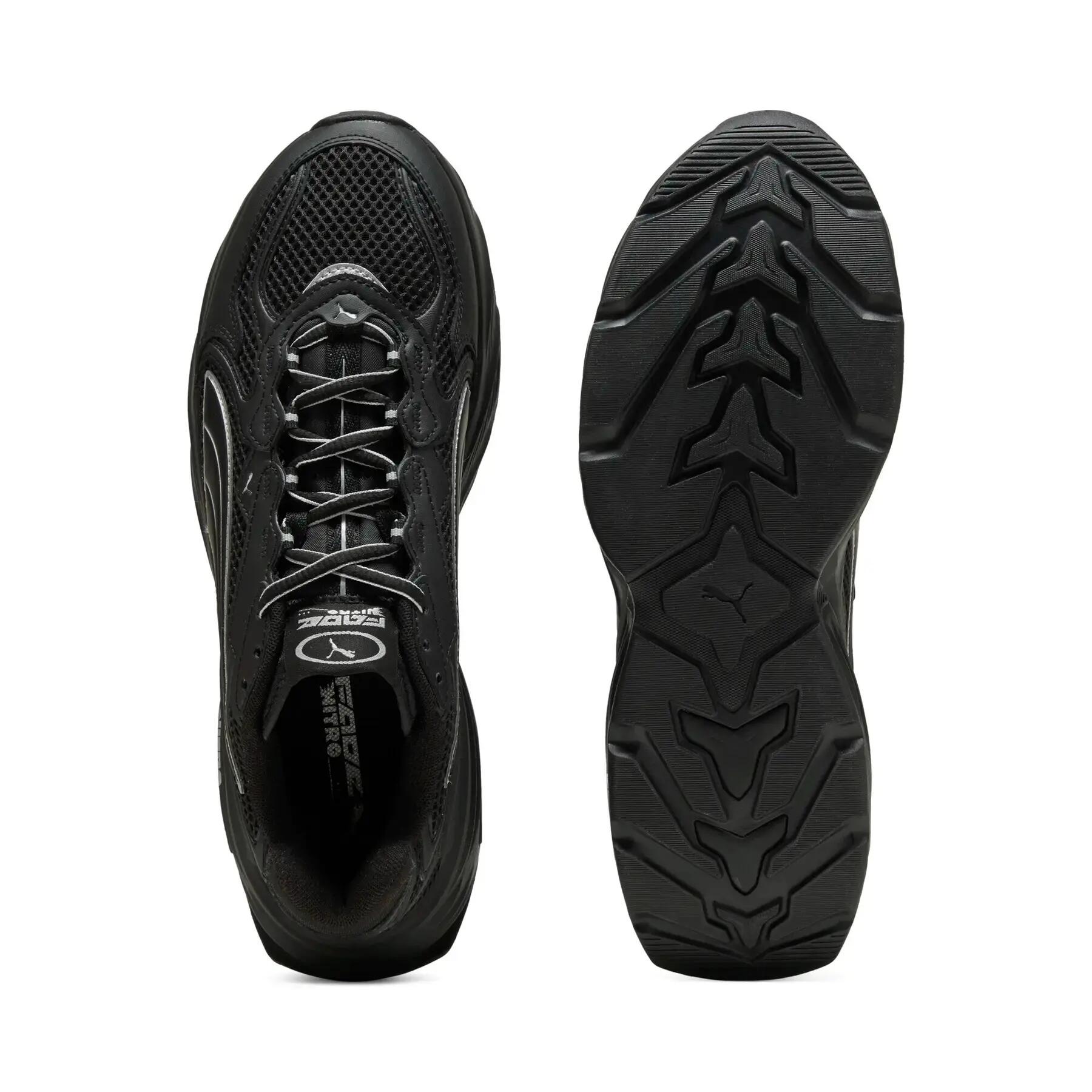 PUMA FADE NITRO LS UNISEX - Trainers black/puma silver — photo 5