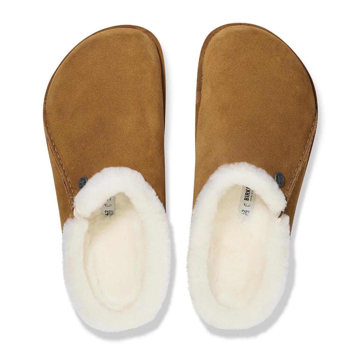 Unisex muły Birkenstock Zermatt brązowe wąskie 1023145 3/6