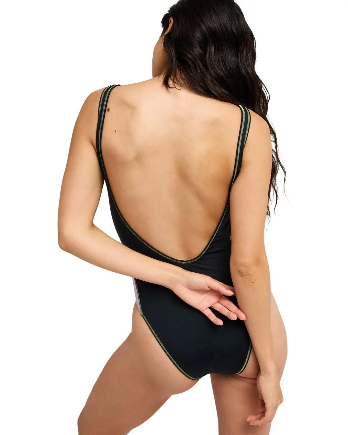 Bañador entero THE RETRO ESSENTIALS ONE-PIECE Morado Mujer 2/4