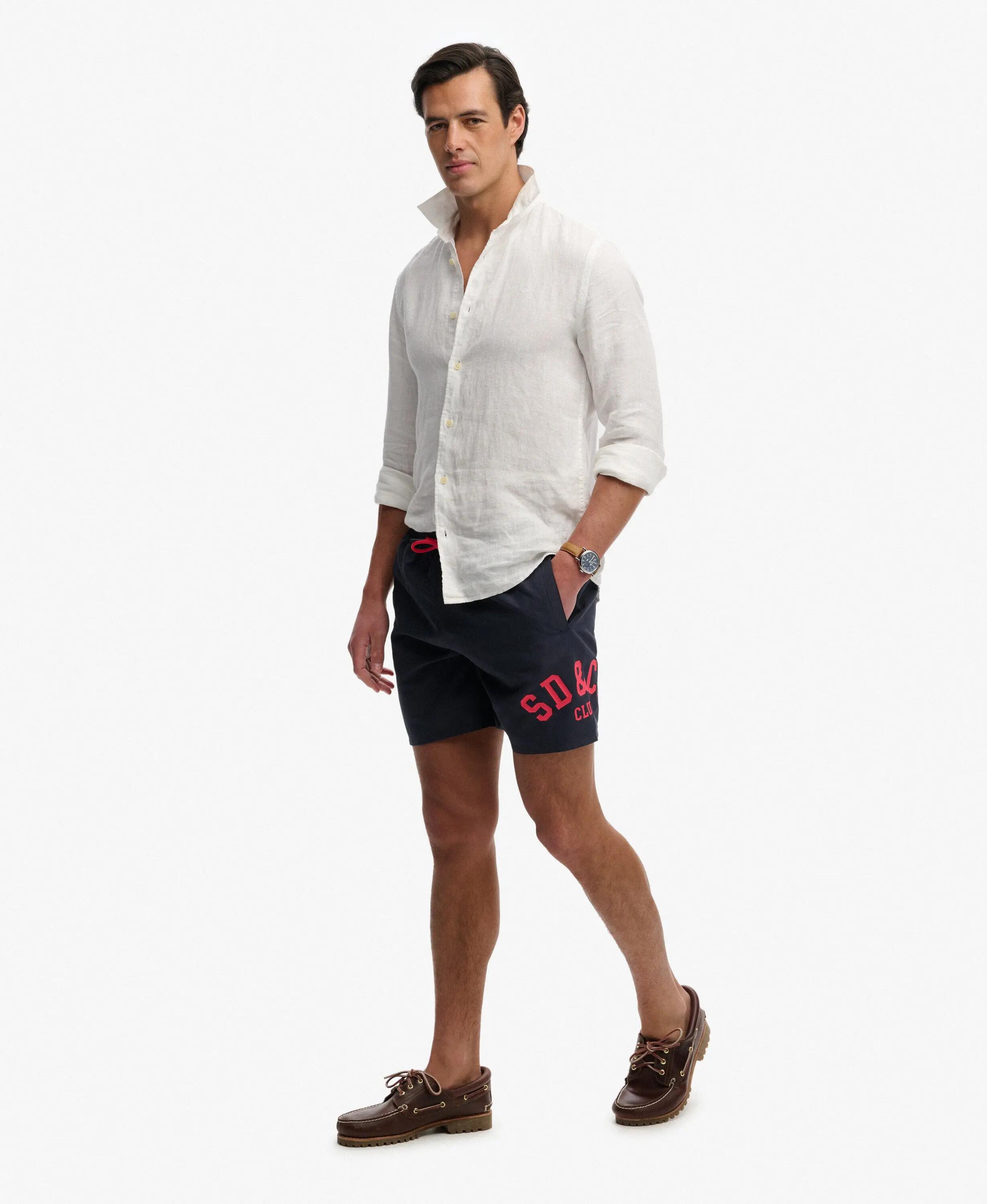 superdry Calções de banho estampados 16 polegadas — Corte relaxed, poliéster 7/7