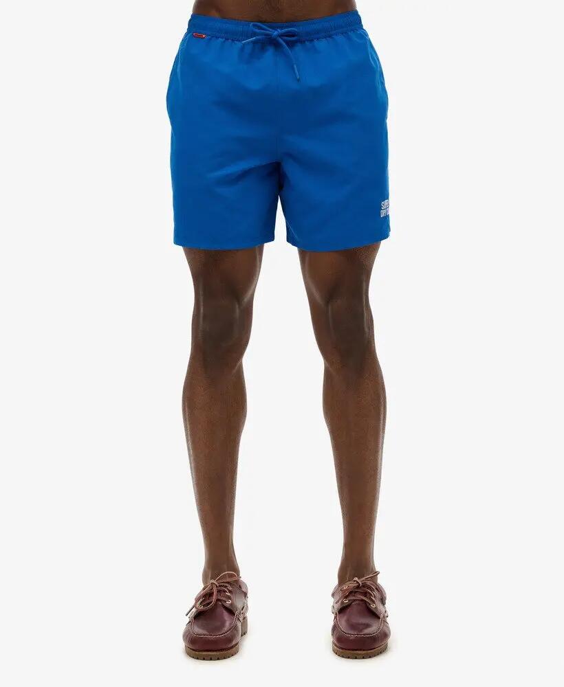 superdry Bañador Essential 17 en poliéster reciclado para hombre – VOLTAGE BLUE 5/7